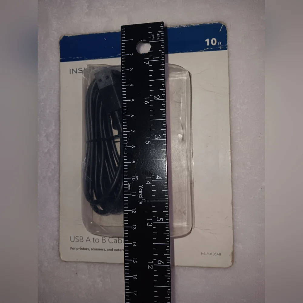 NWOT Insignia USB A to B Cable 10ft